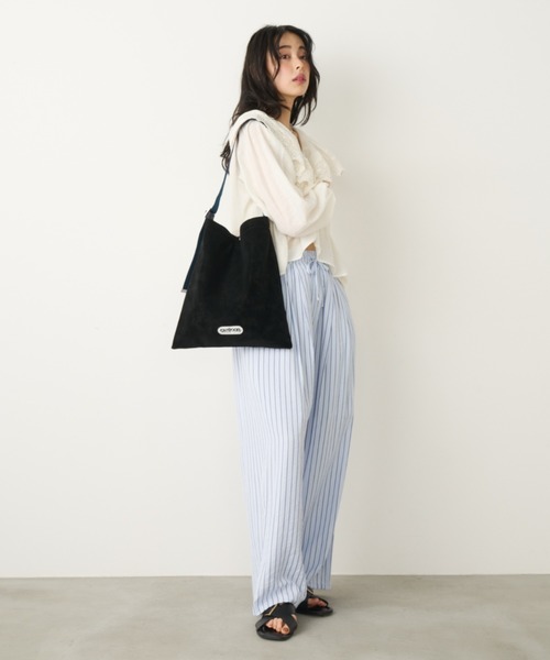 Unitage(ユニテージ)の「【OUTDOOR PRODUCTS】Jacquard Tape Tote(トートバッグ・レディース・アイボリー/キャメル/ブラック・FREE)」の22枚目の写真