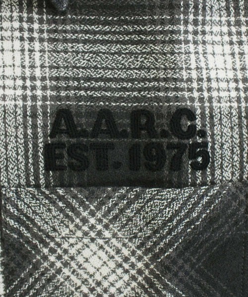AVIREX（アヴィレックス）の「-A.A.R.C-OMBRE CHECK EMB SHIRT（シャツ/ブラウス・メンズ・チャコールグレー/グリーン/バーガンディー・M/XL/L/XXL）」の17枚目の写真