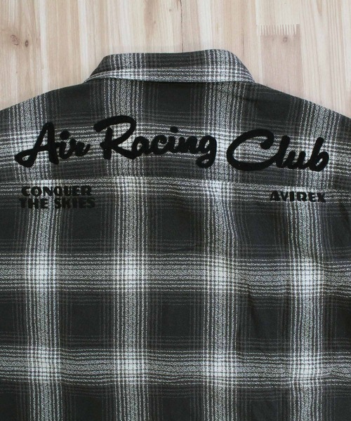 AVIREX（アヴィレックス）の「-A.A.R.C-OMBRE CHECK EMB SHIRT（シャツ/ブラウス・メンズ・チャコールグレー/グリーン/バーガンディー・M/XL/L/XXL）」の20枚目の写真