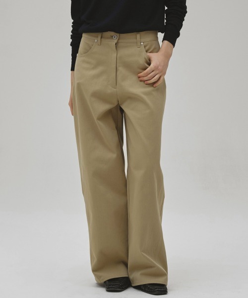 TODAYFUL（トゥデイフル）の「Cottontwill Cocoon Pants（その他パンツ・レディース・ブラック/ベージュ/キナリ・38inch/36inch）」の3枚目の写真