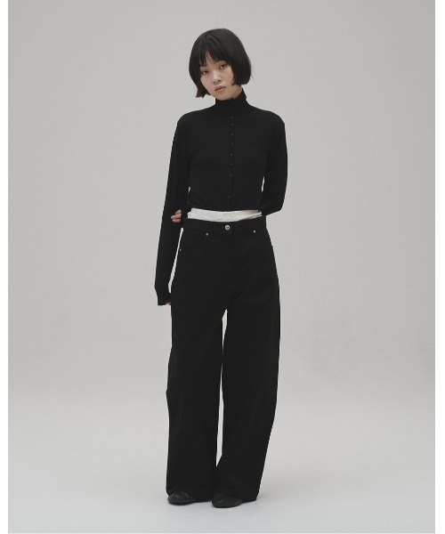 TODAYFUL（トゥデイフル）の「Cottontwill Cocoon Pants（その他パンツ・レディース・ブラック/ベージュ/キナリ・38inch/36inch）」の6枚目の写真