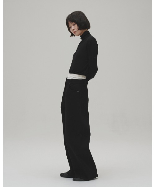 TODAYFUL（トゥデイフル）の「Cottontwill Cocoon Pants（その他パンツ・レディース・ブラック/ベージュ/キナリ・38inch/36inch）」の7枚目の写真