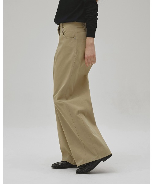 TODAYFUL（トゥデイフル）の「Cottontwill Cocoon Pants（その他パンツ・レディース・ブラック/ベージュ/キナリ・38inch/36inch）」の9枚目の写真
