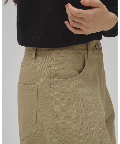 TODAYFUL（トゥデイフル）の「Cottontwill Cocoon Pants（その他パンツ・レディース・ブラック/ベージュ/キナリ・38inch/36inch）」の11枚目の写真