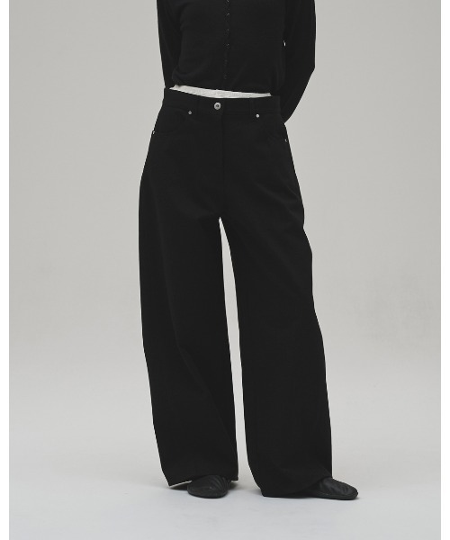 TODAYFUL（トゥデイフル）の「Cottontwill Cocoon Pants（その他パンツ・レディース・ブラック/ベージュ/キナリ・38inch/36inch）」の22枚目の写真