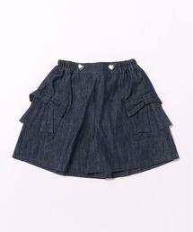 KP | リボンポケット デニム キュロット(その他パンツ)