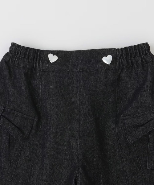 KP（ケーピー）の「リボンポケット デニム キュロット（その他パンツ・キッズ・ネイビー/ブラック・110cm/130cm/140cm/150cm/160cm/120cm）」の13枚目の写真