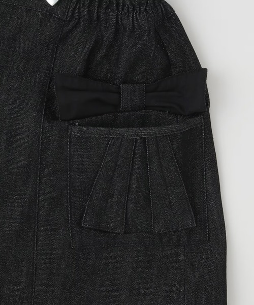 KP（ケーピー）の「リボンポケット デニム キュロット（その他パンツ・キッズ・ネイビー/ブラック・110cm/130cm/140cm/150cm/160cm/120cm）」の14枚目の写真