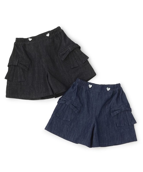 KP（ケーピー）の「リボンポケット デニム キュロット（その他パンツ・キッズ・ネイビー/ブラック・110cm/130cm/140cm/150cm/160cm/120cm）」の18枚目の写真