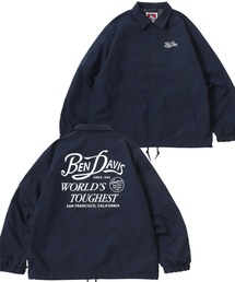 BEN DAVIS（ベンデイビス）の「BEN DAVIS/ベンデイビス SCRIPT COACHES JACKET/オーバーサイズ バックプリント コーチジャケット/ブルゾン/レディース メンズ（ナイロンジャケット）」
