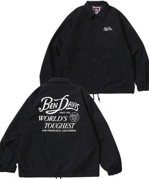 BEN DAVIS（ベンデイビス）の「BEN DAVIS/ベンデイビス SCRIPT COACHES JACKET/オーバーサイズ バックプリント コーチジャケット/ブルゾン/レディース メンズ（ナイロンジャケット）」
