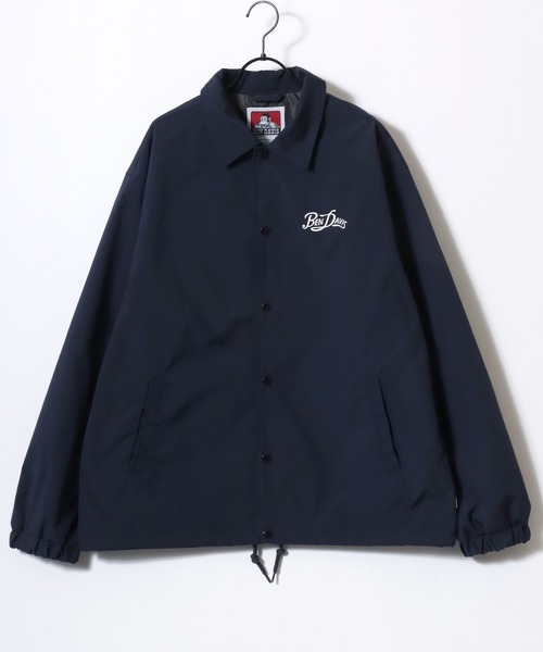 BEN DAVIS（ベンデイビス）の「BEN DAVIS/ベンデイビス SCRIPT COACHES JACKET/オーバーサイズ バックプリント コーチジャケット/ブルゾン/レディース メンズ（ナイロンジャケット・メンズ・ブラック/ワイン/ネイビー・M/L/XL）」の12枚目の写真