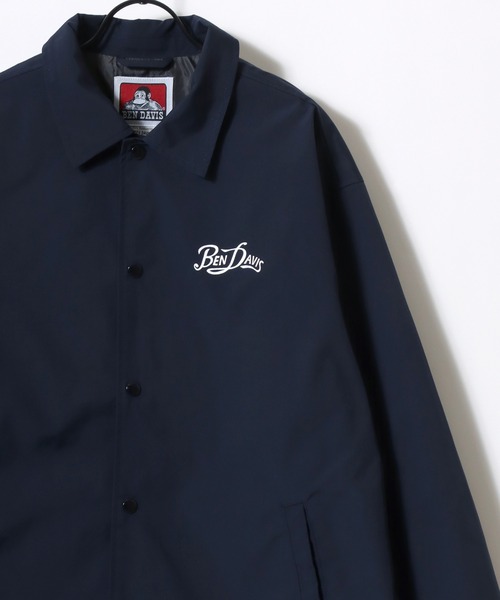 BEN DAVIS（ベンデイビス）の「BEN DAVIS/ベンデイビス SCRIPT COACHES JACKET/オーバーサイズ バックプリント コーチジャケット/ブルゾン/レディース メンズ（ナイロンジャケット・メンズ・ブラック/ワイン/ネイビー・M/L/XL）」の6枚目の写真