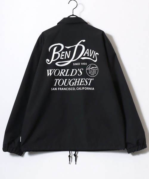 BEN DAVIS（ベンデイビス）の「BEN DAVIS/ベンデイビス SCRIPT COACHES JACKET/オーバーサイズ バックプリント コーチジャケット/ブルゾン/レディース メンズ（ナイロンジャケット・メンズ・ブラック/ワイン/ネイビー・M/L/XL）」の11枚目の写真