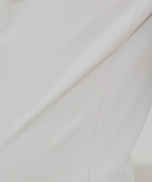 qualite（カリテ）の「【大人気パンツが今年も登場！新色追加】2WAYストレッチタックパンツ/春服/夏服/オフィスカジュアル/美脚（その他パンツ・レディース・オフホワイト/ブラック/グレイッシュベージュ・40/38/36/34）」の22枚目の写真