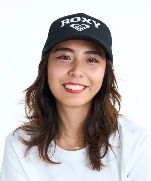 ROXY（ロキシー）の「ROXY ウィメンズ WAVE CLUB CAP キャップ 【2026年春夏モデル】/ロキシーメッシュ帽子（キャップ・レディース・ブラック/グリーン系その他/ホワイト・FREE）」の14枚目の写真