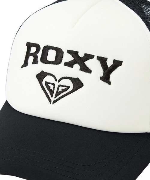 ROXY（ロキシー）の「ROXY ウィメンズ WAVE CLUB CAP キャップ 【2026年春夏モデル】/ロキシーメッシュ帽子（キャップ・レディース・ブラック/グリーン系その他/ホワイト・FREE）」の8枚目の写真