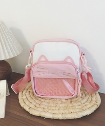 CERCA（チェルカ）の「lulunoix/ねこクリアポケットショルダーバッグ M15476（ショルダーバッグ）」