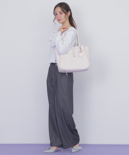 JILL by JILL STUART(ジルバイジルスチュアート)の「チャーム付きトートバッグ(トートバッグ・レディース・ピンク/ブラック・FREE)」の12枚目の写真