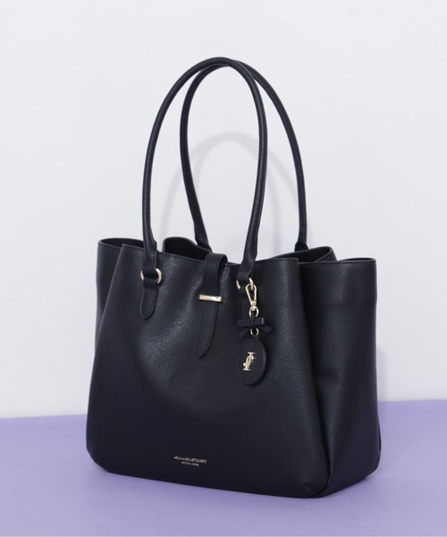 JILL by JILL STUART(ジルバイジルスチュアート)の「チャーム付きトートバッグ(トートバッグ・レディース・ピンク/ブラック・FREE)」の4枚目の写真
