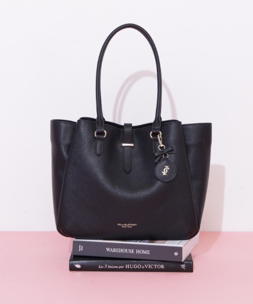 JILL by JILL STUART(ジルバイジルスチュアート)の「チャーム付きトートバッグ(トートバッグ・レディース・ピンク/ブラック・FREE)」の17枚目の写真