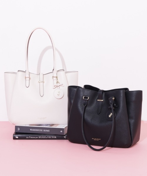 JILL by JILL STUART(ジルバイジルスチュアート)の「チャーム付きトートバッグ(トートバッグ・レディース・ピンク/ブラック・FREE)」の15枚目の写真