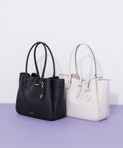 JILL by JILL STUART(ジルバイジルスチュアート)の「チャーム付きトートバッグ(トートバッグ・レディース・ピンク/ブラック・FREE)」の14枚目の写真