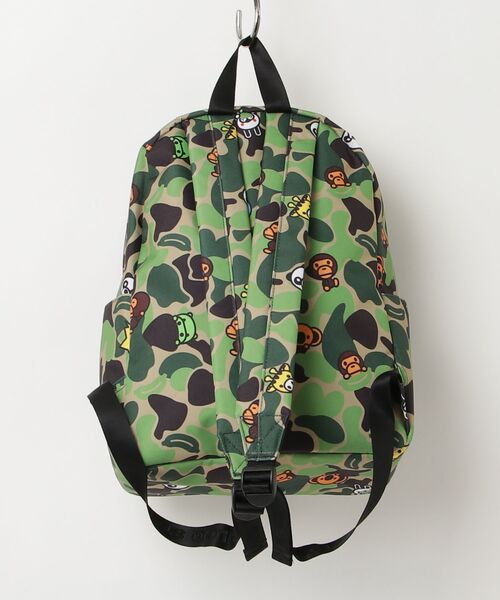 A BATHING APE(アベイシングエイプ)の「BABY MILO MEDIUM BACKPACK #1(バックパック/リュック・メンズ・ブルー/グリーン/ピンク/アイボリー・FREE)」の21枚目の写真