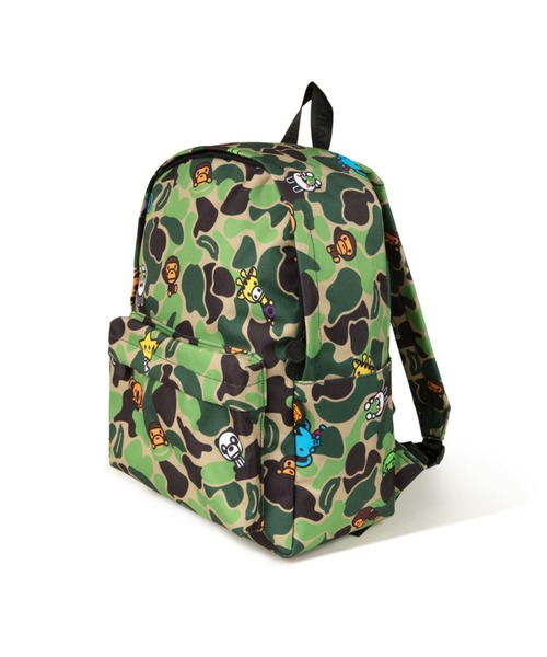 A BATHING APE(アベイシングエイプ)の「BABY MILO MEDIUM BACKPACK #1(バックパック/リュック・メンズ・ブルー/グリーン/ピンク/アイボリー・FREE)」の3枚目の写真