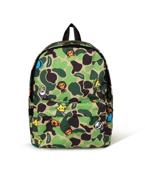 A BATHING APE(アベイシングエイプ)の「BABY MILO MEDIUM BACKPACK #1(バックパック/リュック・メンズ・ブルー/グリーン/ピンク/アイボリー・FREE)」の6枚目の写真