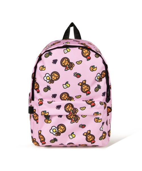 A BATHING APE(アベイシングエイプ)の「BABY MILO MEDIUM BACKPACK #1(バックパック/リュック・メンズ・ブルー/グリーン/ピンク/アイボリー・FREE)」の8枚目の写真