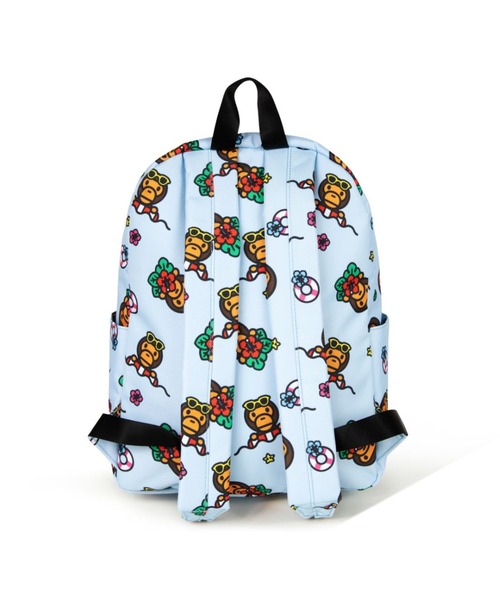 A BATHING APE(アベイシングエイプ)の「BABY MILO MEDIUM BACKPACK #1(バックパック/リュック・メンズ・ブルー/グリーン/ピンク/アイボリー・FREE)」の11枚目の写真