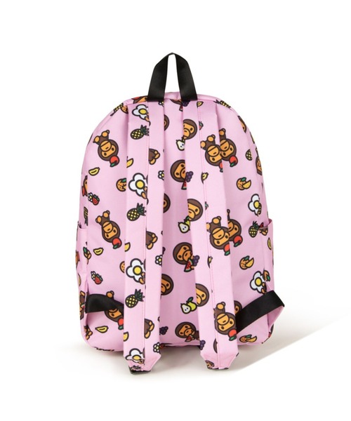 A BATHING APE(アベイシングエイプ)の「BABY MILO MEDIUM BACKPACK #1(バックパック/リュック・メンズ・ブルー/グリーン/ピンク/アイボリー・FREE)」の12枚目の写真