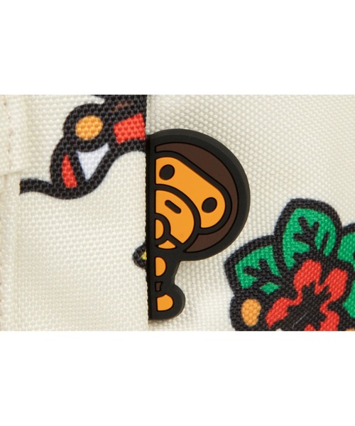 A BATHING APE(アベイシングエイプ)の「BABY MILO MEDIUM BACKPACK #1(バックパック/リュック・メンズ・ブルー/グリーン/ピンク/アイボリー・FREE)」の13枚目の写真