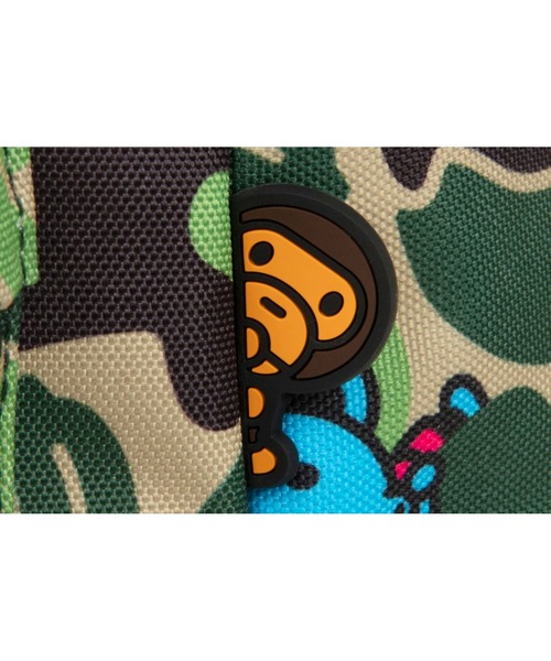 A BATHING APE(アベイシングエイプ)の「BABY MILO MEDIUM BACKPACK #1(バックパック/リュック・メンズ・ブルー/グリーン/ピンク/アイボリー・FREE)」の14枚目の写真