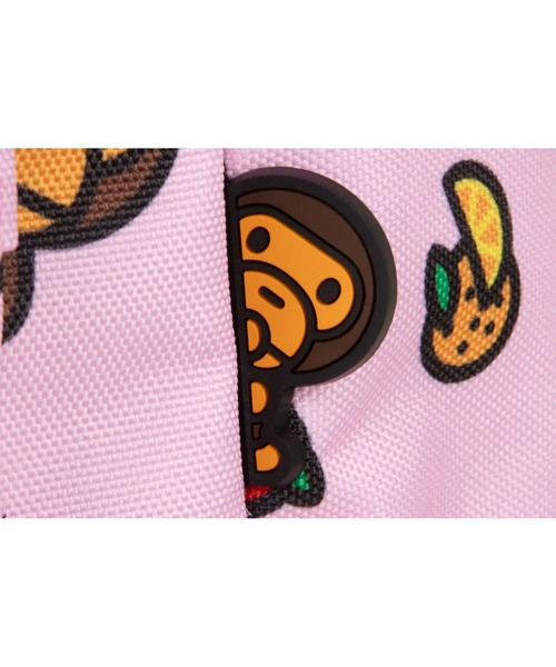 A BATHING APE(アベイシングエイプ)の「BABY MILO MEDIUM BACKPACK #1(バックパック/リュック・メンズ・ブルー/グリーン/ピンク/アイボリー・FREE)」の16枚目の写真