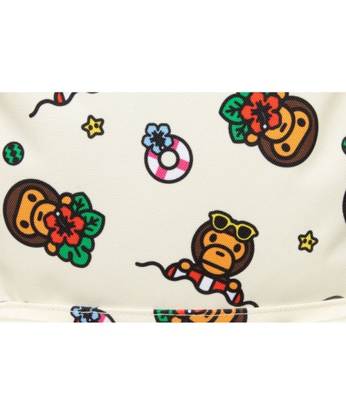 A BATHING APE(アベイシングエイプ)の「BABY MILO MEDIUM BACKPACK #1(バックパック/リュック・メンズ・ブルー/グリーン/ピンク/アイボリー・FREE)」の17枚目の写真