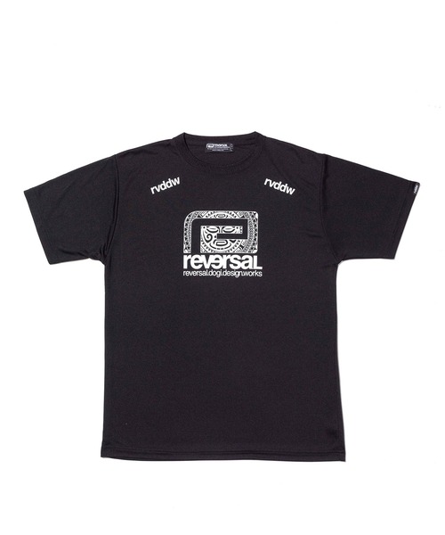 reversal.dogi.design.works(リバーサル・ドーギ・デザイン・ワークス)の「<reversal/リバーサル>MAORI BIGMARK DRY TEE(Tシャツ/カットソー・メンズ・ホワイト/ブラック・XX-LARGE/X-LARGE/LARGE/MEDIUM)」の2枚目の写真