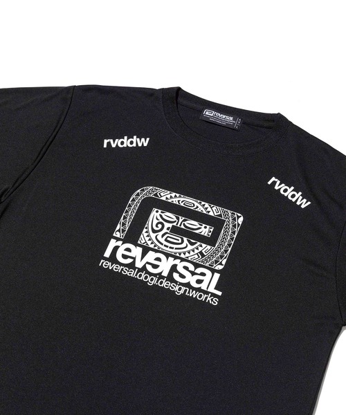 reversal.dogi.design.works(リバーサル・ドーギ・デザイン・ワークス)の「<reversal/リバーサル>MAORI BIGMARK DRY TEE(Tシャツ/カットソー・メンズ・ホワイト/ブラック・XX-LARGE/X-LARGE/LARGE/MEDIUM)」の4枚目の写真