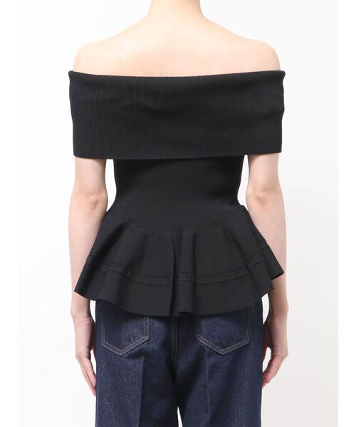 LAGUNAMOON（ラグナムーン）の「ペプラムオフショルニットプルオーバー（ニット/セーター・レディース・ブラック/レッド/ホワイト・FREE）」の20枚目の写真