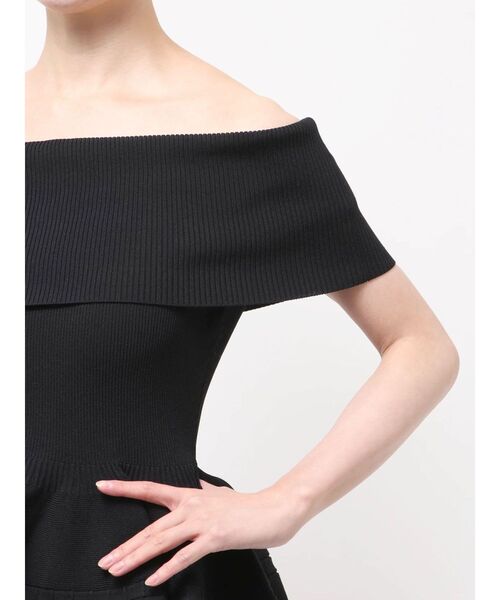 LAGUNAMOON（ラグナムーン）の「ペプラムオフショルニットプルオーバー（ニット/セーター・レディース・ブラック/レッド/ホワイト・FREE）」の22枚目の写真