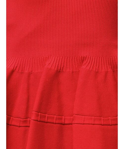 LAGUNAMOON(ラグナムーン)の「ペプラムオフショルニットプルオーバー 【夏服】(ニット/セーター・レディース・ブラック/レッド/ホワイト・FREE)」の8枚目の写真