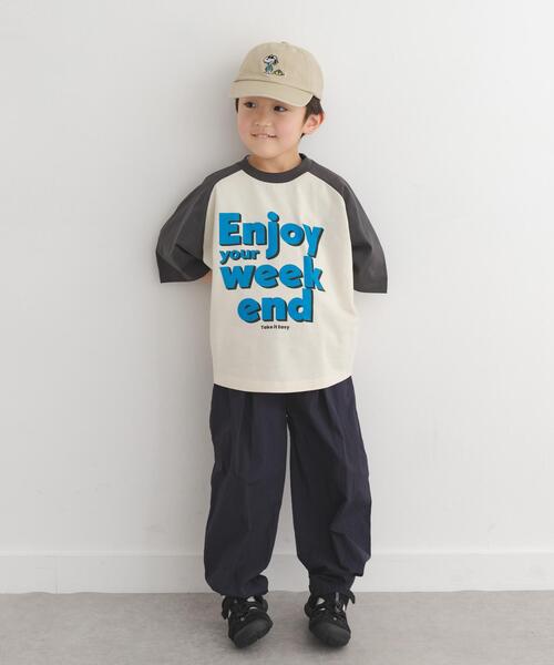 URBAN RESEARCH DOORS（アーバンリサーチドアーズ）の「撥水タックワイドパンツ(KIDS)（その他パンツ・キッズ・ネイビー/グレー系その他・105/135/120）」の16枚目の写真