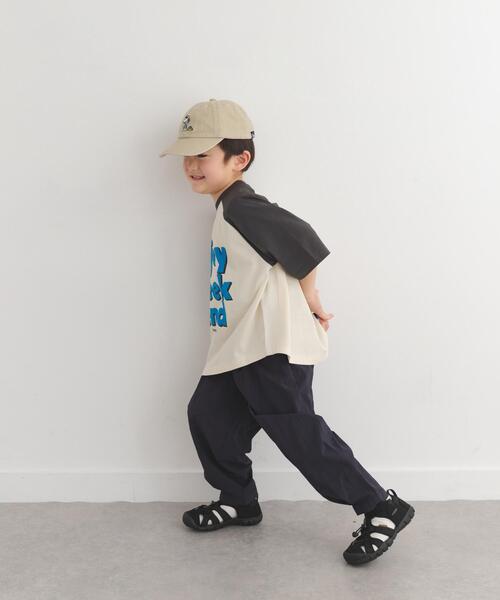 URBAN RESEARCH DOORS（アーバンリサーチドアーズ）の「撥水タックワイドパンツ(KIDS)（その他パンツ・キッズ・ネイビー/グレー系その他・105/135/120）」の17枚目の写真