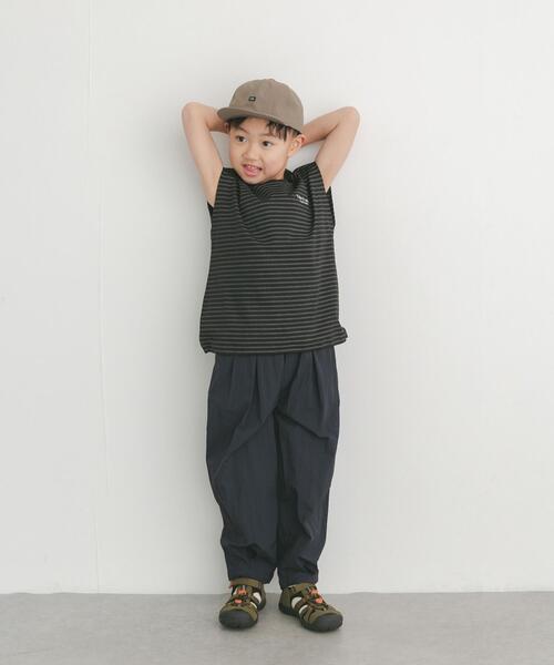 URBAN RESEARCH DOORS（アーバンリサーチドアーズ）の「撥水タックワイドパンツ(KIDS)（その他パンツ・キッズ・ネイビー/グレー系その他・105/135/120）」の21枚目の写真