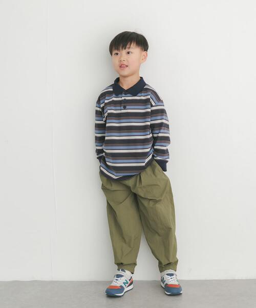 URBAN RESEARCH DOORS（アーバンリサーチドアーズ）の「撥水タックワイドパンツ(KIDS)（その他パンツ・キッズ・ネイビー/グレー系その他・105/135/120）」の6枚目の写真
