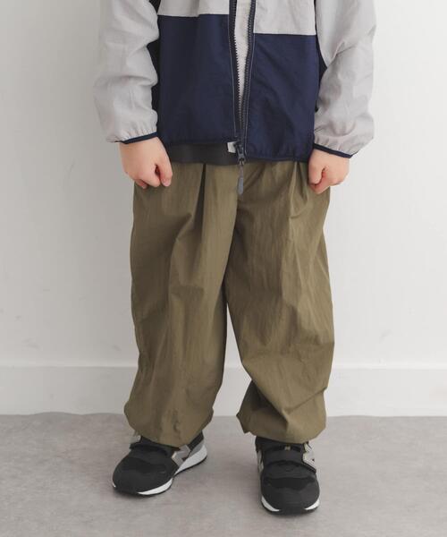 URBAN RESEARCH DOORS（アーバンリサーチドアーズ）の「撥水タックワイドパンツ(KIDS)（その他パンツ・キッズ・ネイビー/グレー系その他・105/135/120）」の9枚目の写真