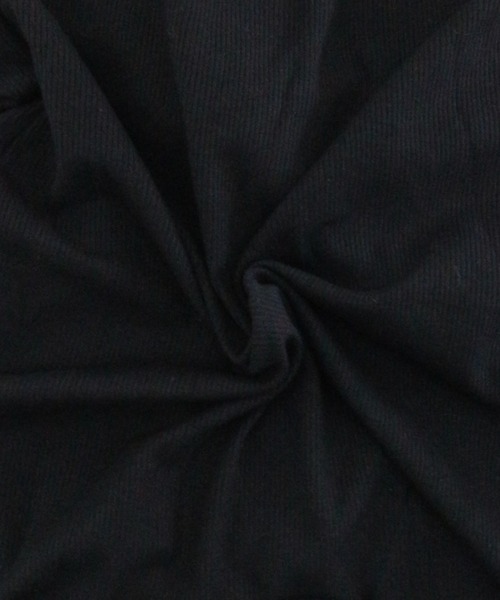 ALLuRing ChaRm（アリュリングチャーム）の「Frill Ribbon Ribbed Top / フリルリボンリブトップス（シャツ/ブラウス・レディース・ブラック/ホワイト・FREE）」の5枚目の写真