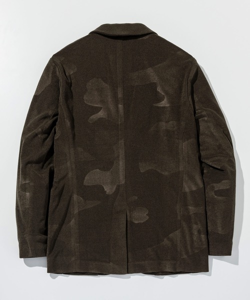 1PIU1UGUALE3  RELAX （ウノピゥウノウグァーレトレ リラックス）の「1PIU1UGUALE3 RELAX(ウノピゥウノウグァーレトレ リラックス)カモ柄エンボス パイルジャケット（テーラードジャケット・メンズ・カーキ/ブラック・S/M/L/XL/XXL）」の17枚目の写真