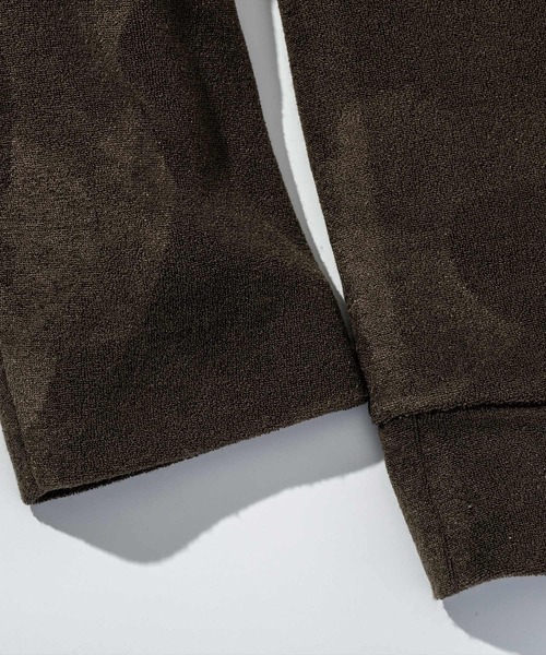 1PIU1UGUALE3  RELAX （ウノピゥウノウグァーレトレ リラックス）の「1PIU1UGUALE3 RELAX(ウノピゥウノウグァーレトレ リラックス)カモ柄エンボス パイルジャケット（テーラードジャケット・メンズ・カーキ/ブラック・S/M/L/XL/XXL）」の20枚目の写真